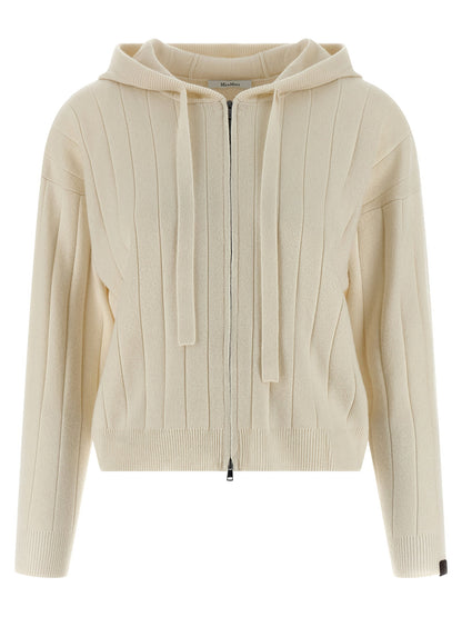 Max Mara Rubiera Cardigan White