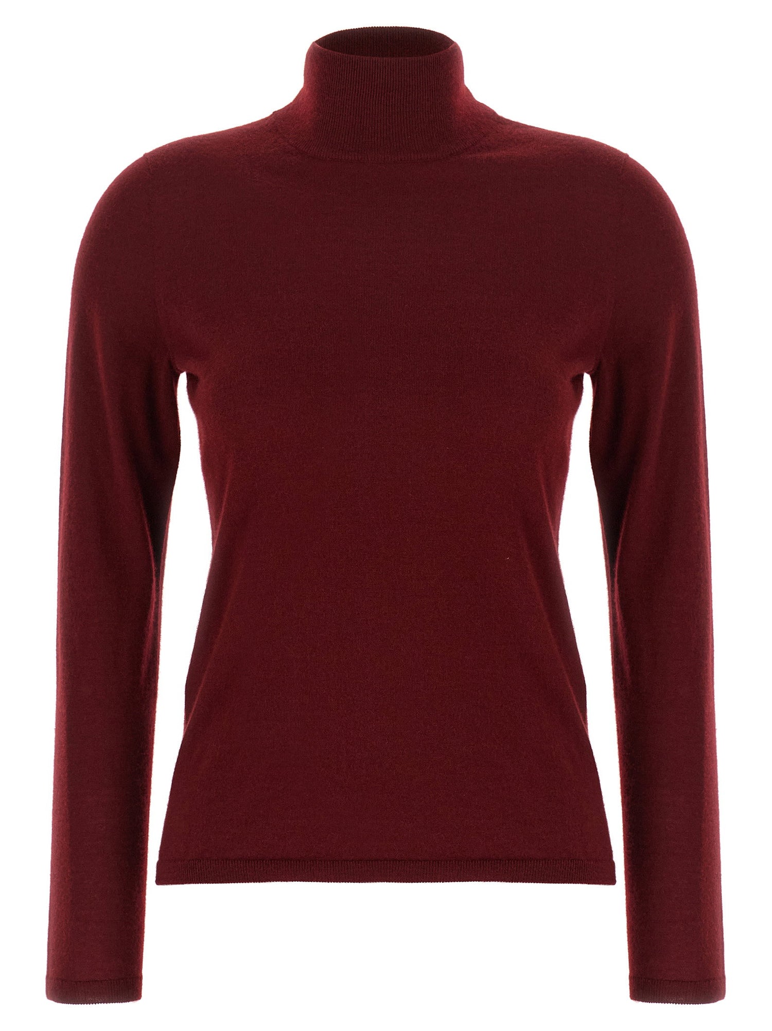 Max Mara Meana Turtleneck Sweater Bordeaux