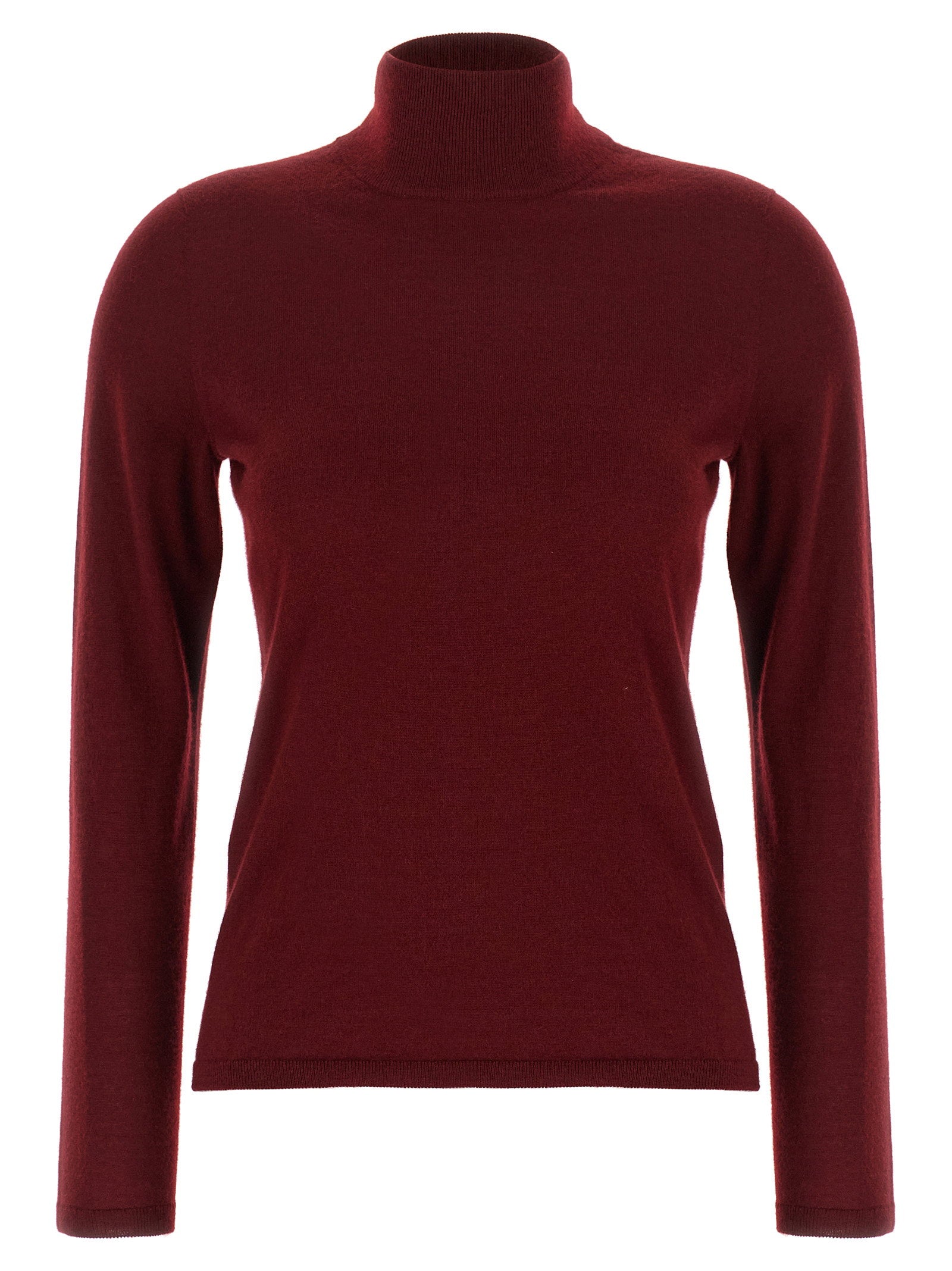 Max Mara Meana Turtleneck Sweater Bordeaux
