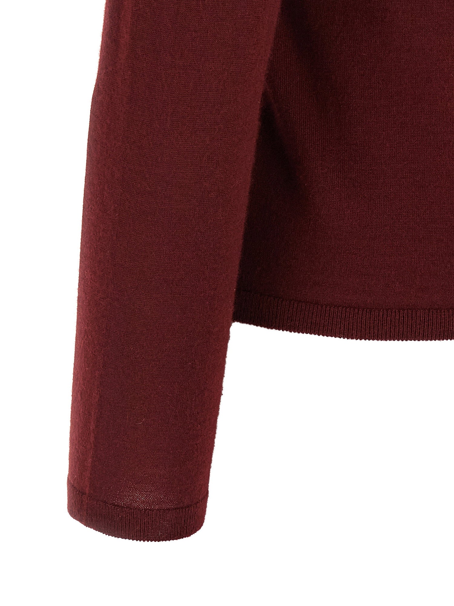 Max Mara Meana Turtleneck Sweater Bordeaux