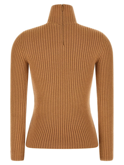 Max Mara Aral1234 Turtleneck Sweater Beige