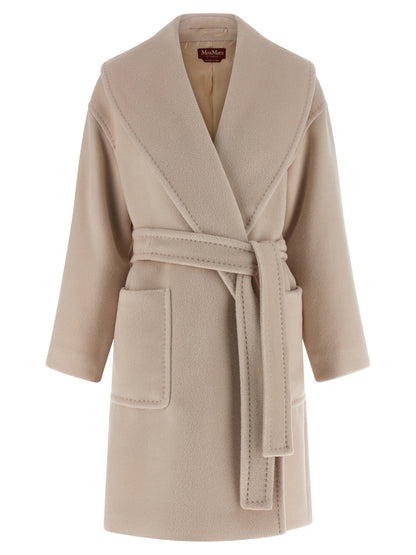 Max Mara Studio Cloruro Coat Beige