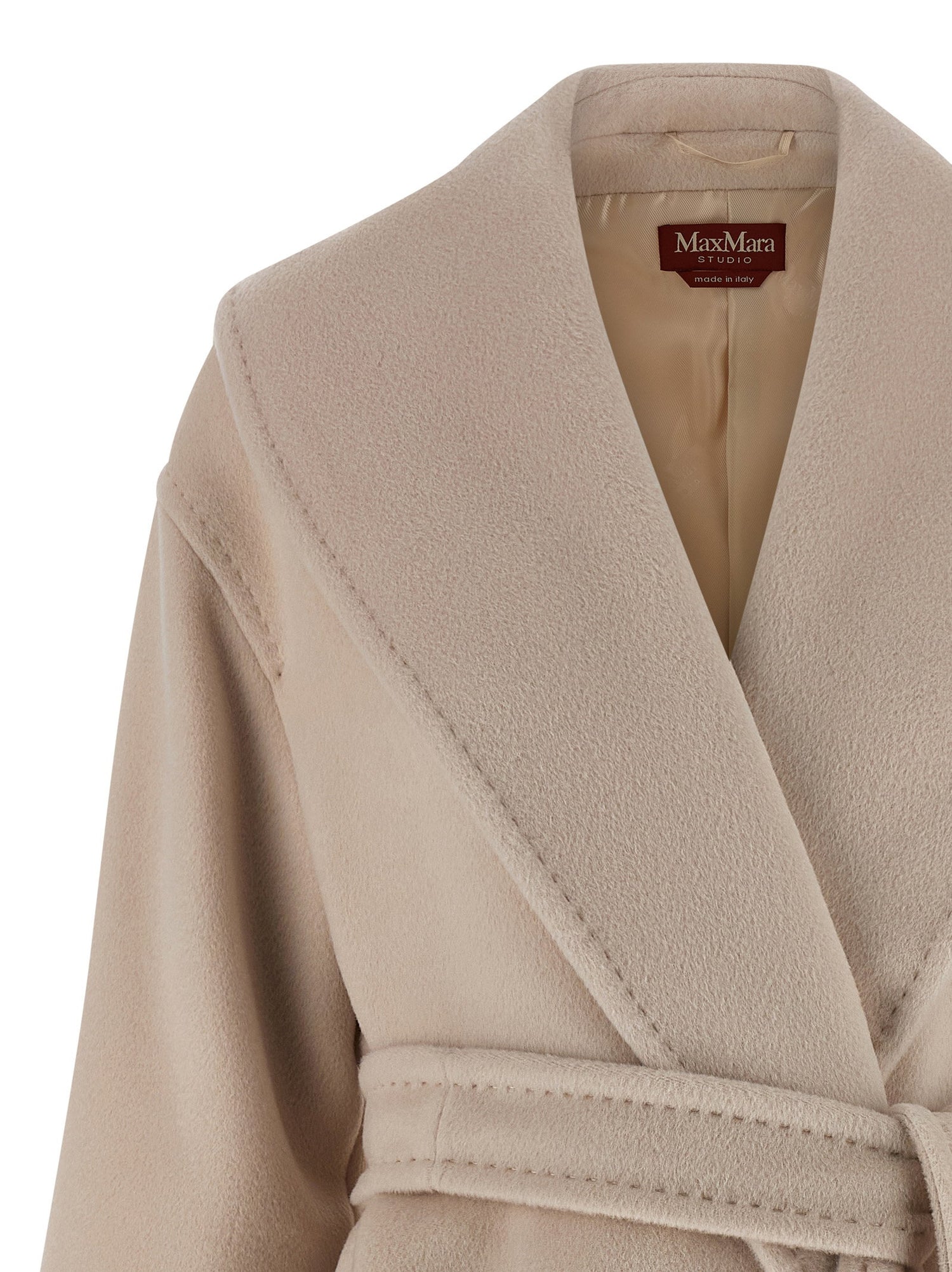 Max Mara Studio Cloruro Coat Beige