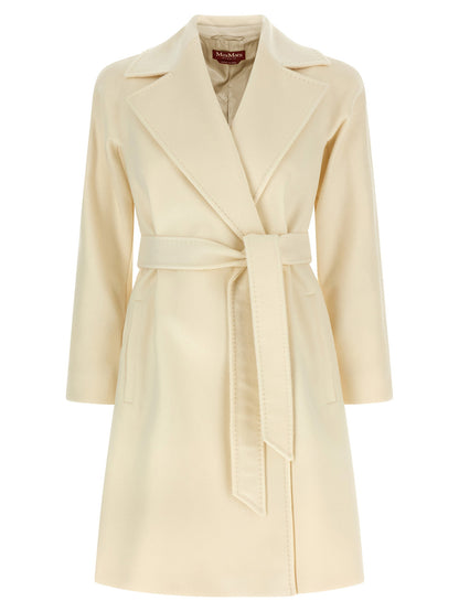 Max Mara Studio Dravenna Coat White