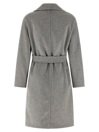 Max Mara Studio Panteon Coat Gray
