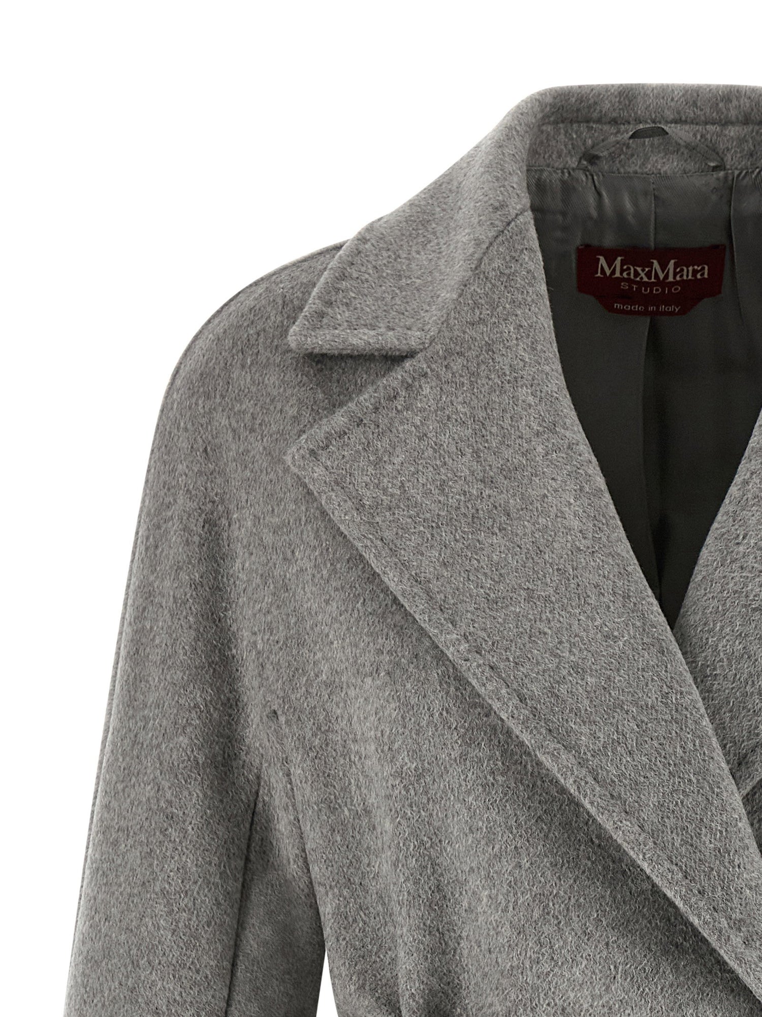 Max Mara Studio Panteon Coat Gray