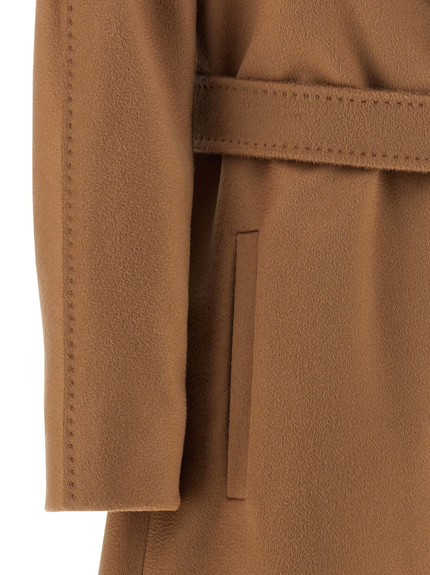 Max Mara Studio Dravenna Coat Brown
