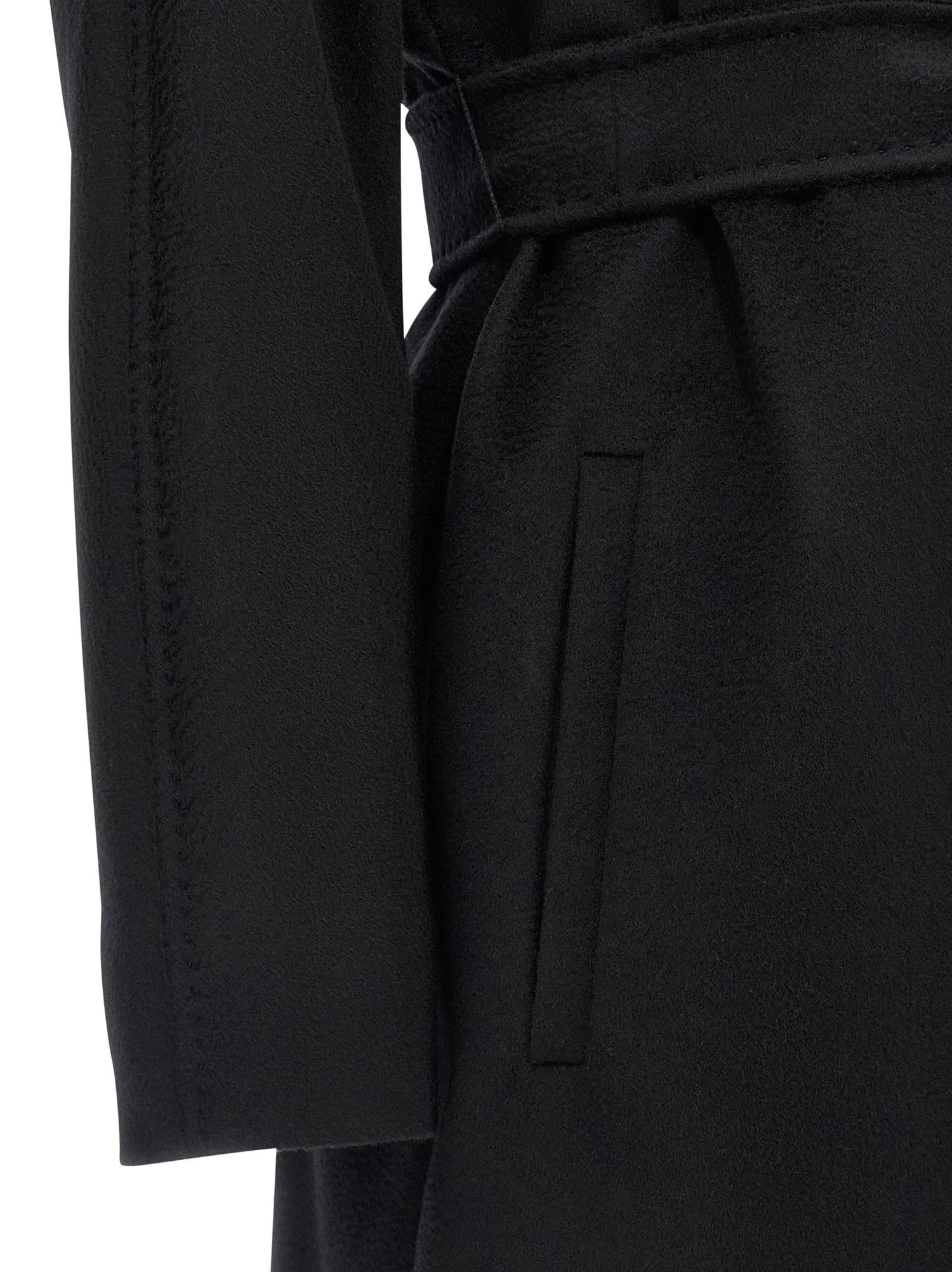 Max Mara Studio Dravenna Coat Black