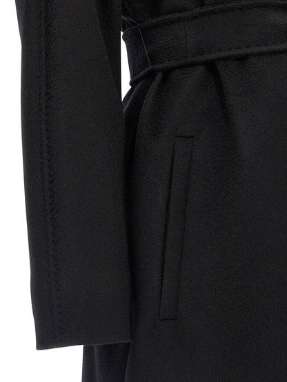Max Mara Studio Dravenna Coat Black