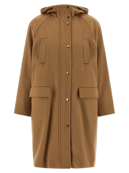 Max Mara Studio Alcade Parka Beige