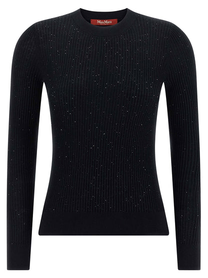 Max Mara Studio Marabu Sweater Black