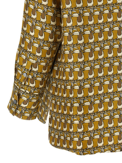 Max Mara Times Reversible Shirt Multicolor