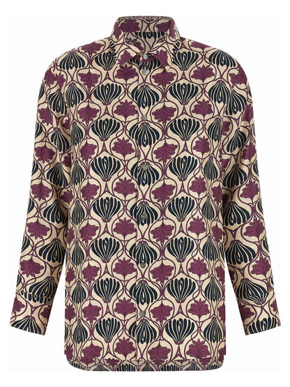 Max Mara Times Reversible Shirt Multicolor