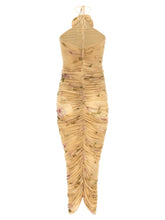 Magda Butrym Dress37 Dress With 3d Floral Detail Beige