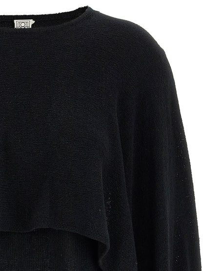 Toteme Cape Sweater Black