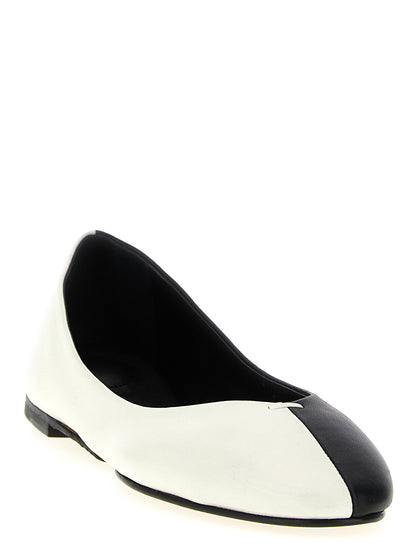 Jacquemus Les Ballerines Ovalo Ballet Flats White/black