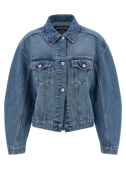 Jacquemus La Veste De-nimes Jacket Blue