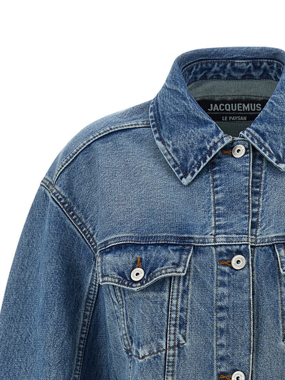 Jacquemus La Veste De-nimes Jacket Blue