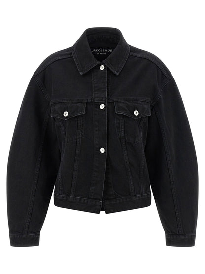 Jacquemus La Veste De-nimes Jacket Black  