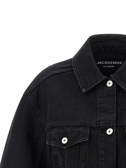Jacquemus La Veste De-nimes Jacket Black  