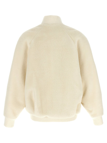 Jacquemus Le Blouson Pilu Bomber Jacket White