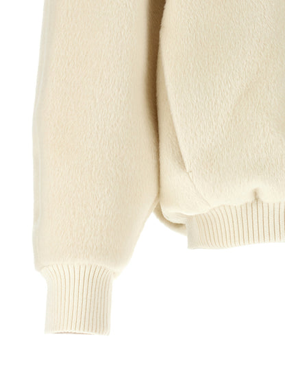 Jacquemus Le Blouson Pilu Bomber Jacket White