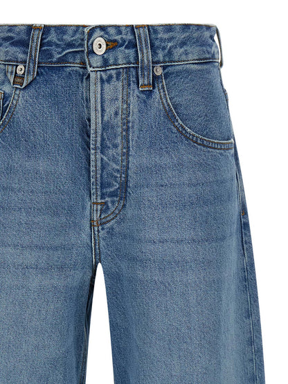Jacquemus Le De-nîmes Large Jeans Light Blue
