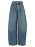 Jacquemus Le De-nimes Ovalo Jeans Light Blue