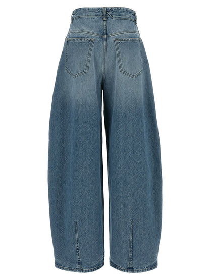 Jacquemus Le De-nimes Ovalo Jeans Light Blue