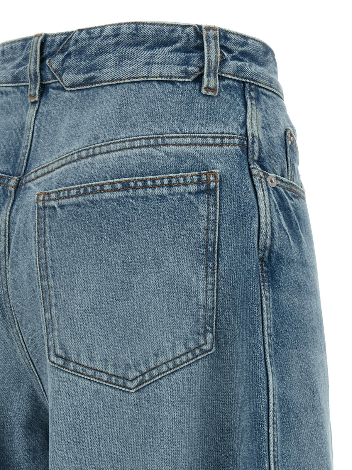 Jacquemus Le De-nimes Ovalo Jeans Light Blue