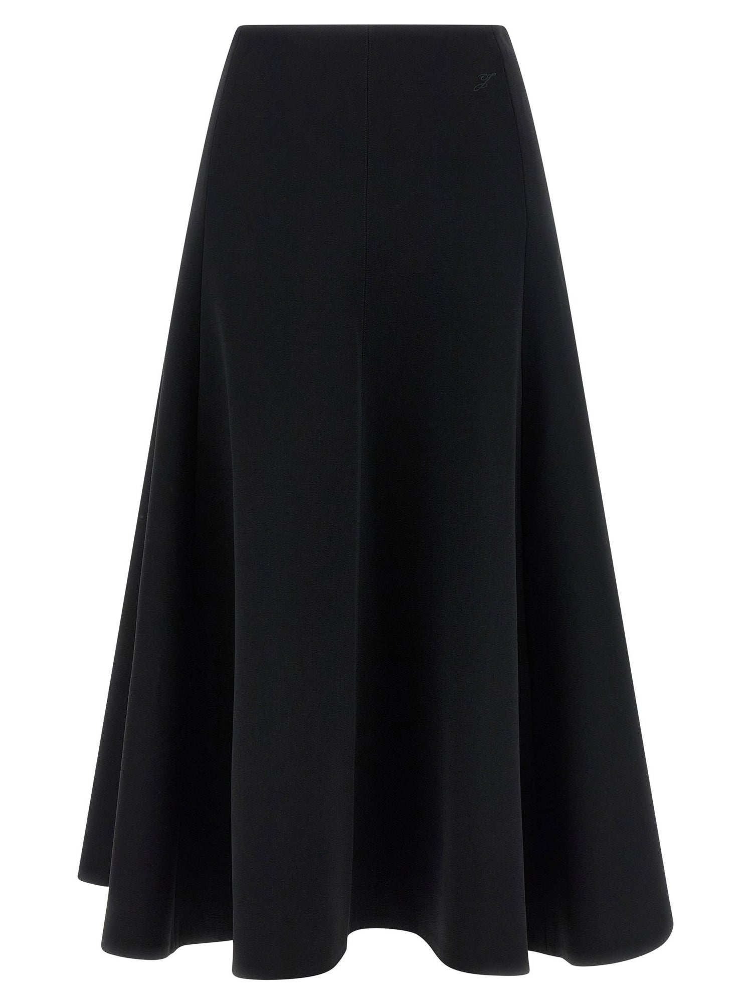 Jacquemus La Jupe Triangle Skirt Black