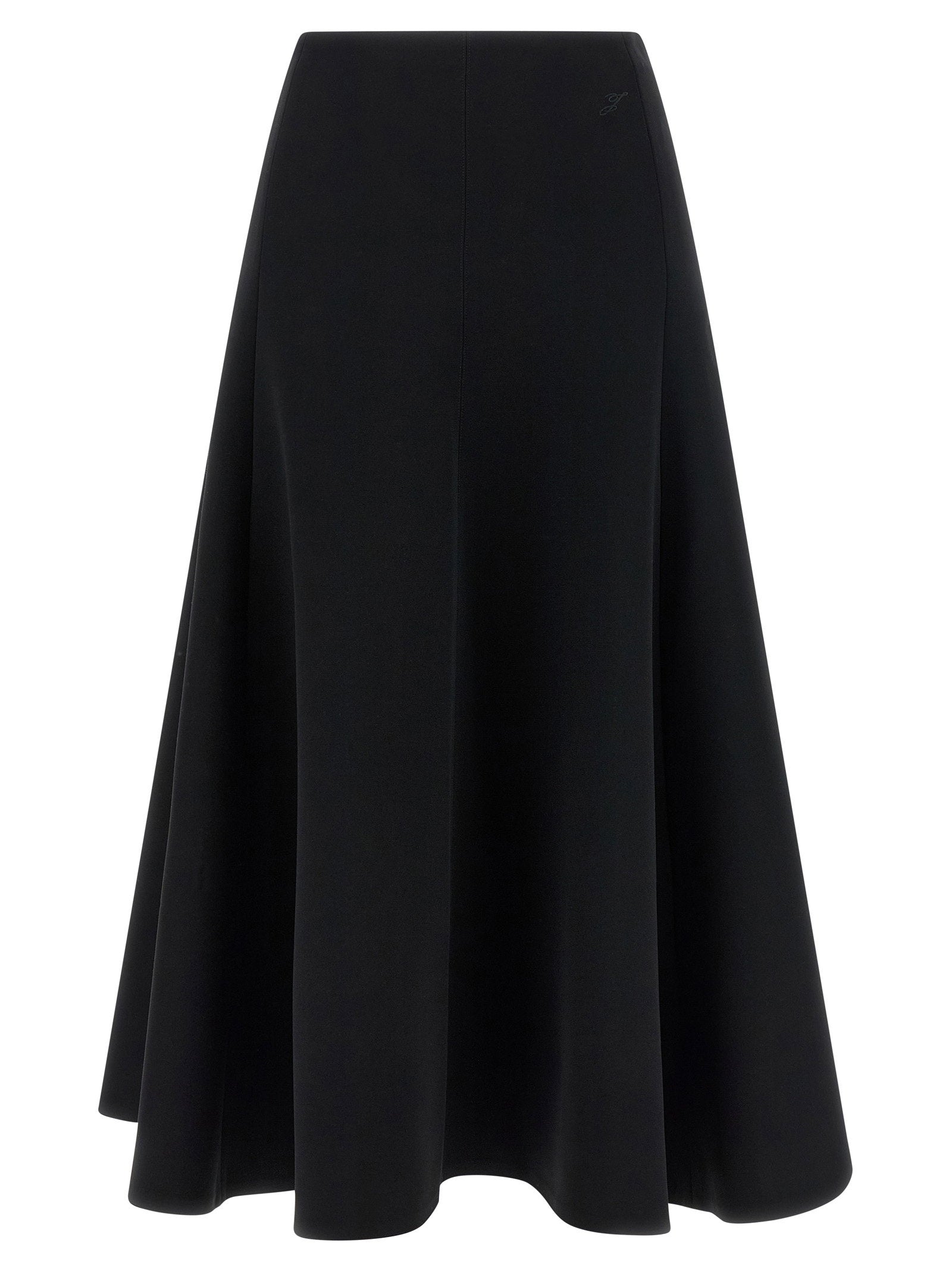 Jacquemus La Jupe Triangle Skirt Black