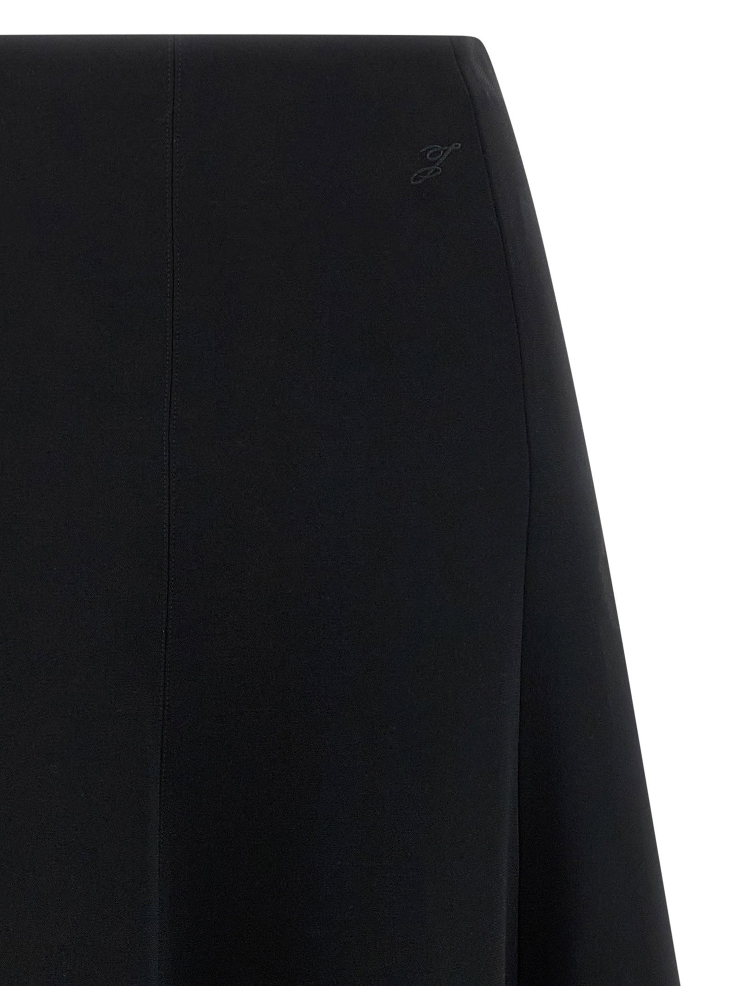 Jacquemus La Jupe Triangle Skirt Black