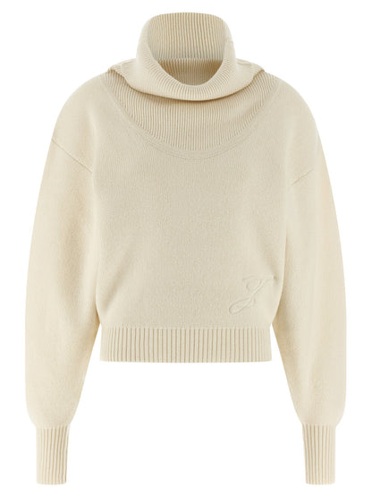 Jacquemus La Maille Pallone Sweater White