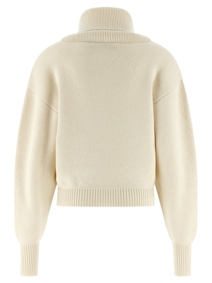 Jacquemus La Maille Pallone Sweater White