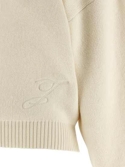 Jacquemus La Maille Pallone Sweater White