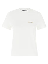 Jacquemus Le T-shirt Gros-grain T-shirt White