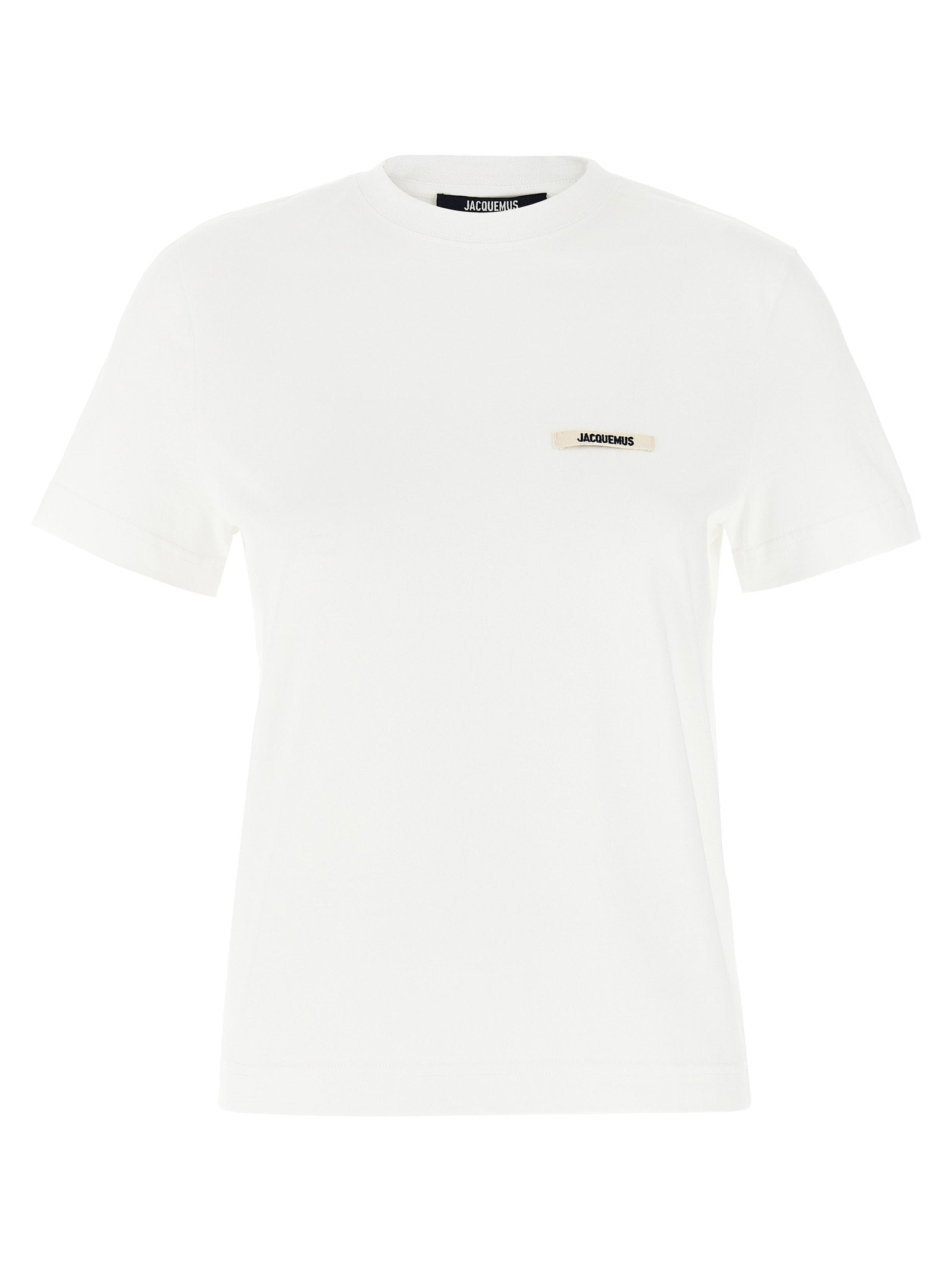 Jacquemus Le T-shirt Gros-grain T-shirt White