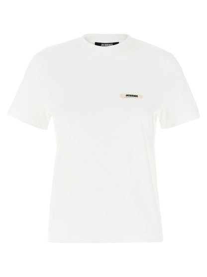 Jacquemus Le T-shirt Gros-grain T-shirt White