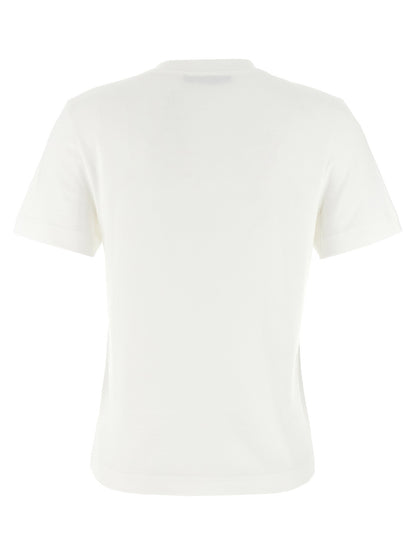 Jacquemus Le T-shirt Gros-grain T-shirt White