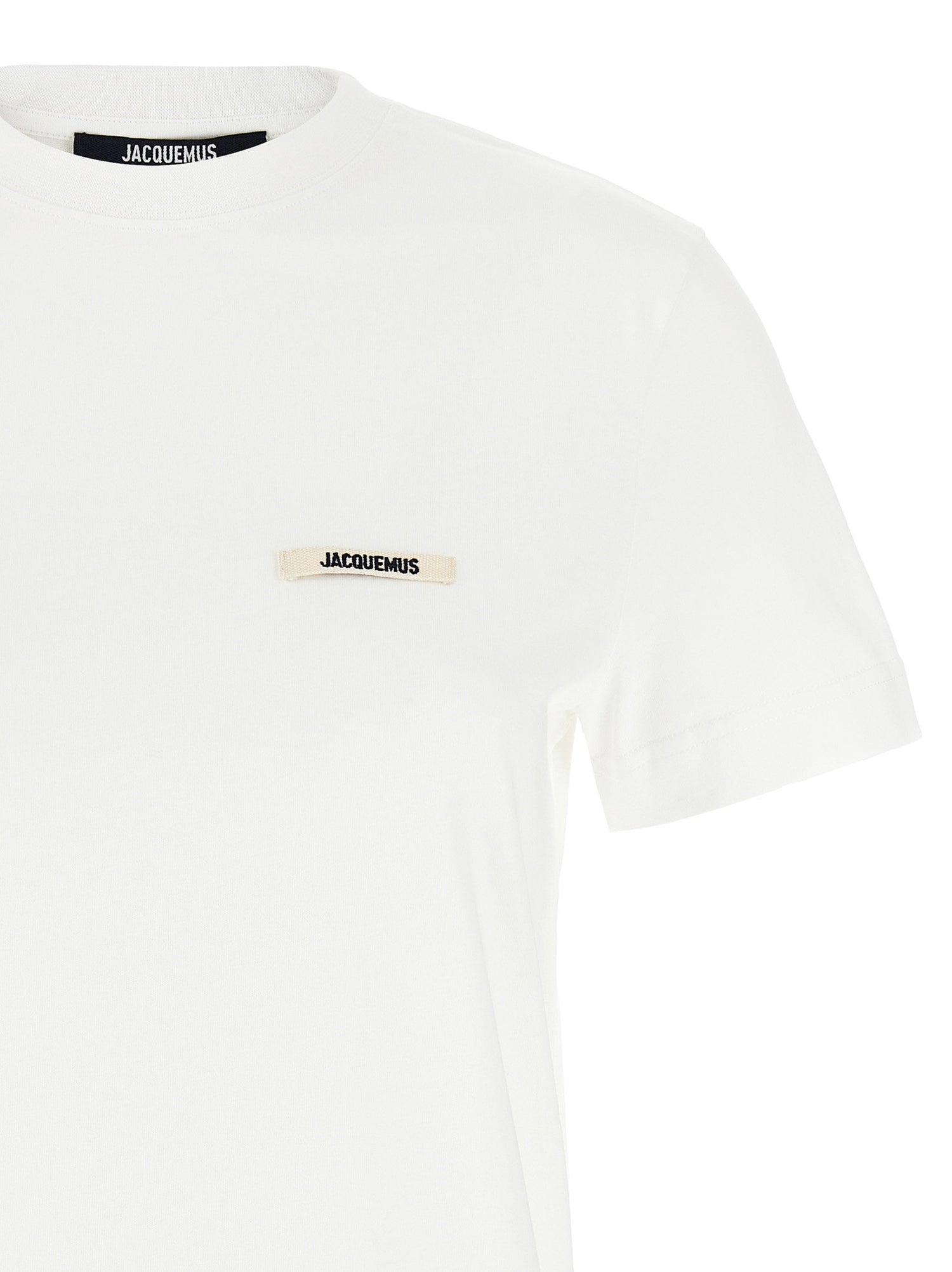 Jacquemus Le T-shirt Gros-grain T-shirt White