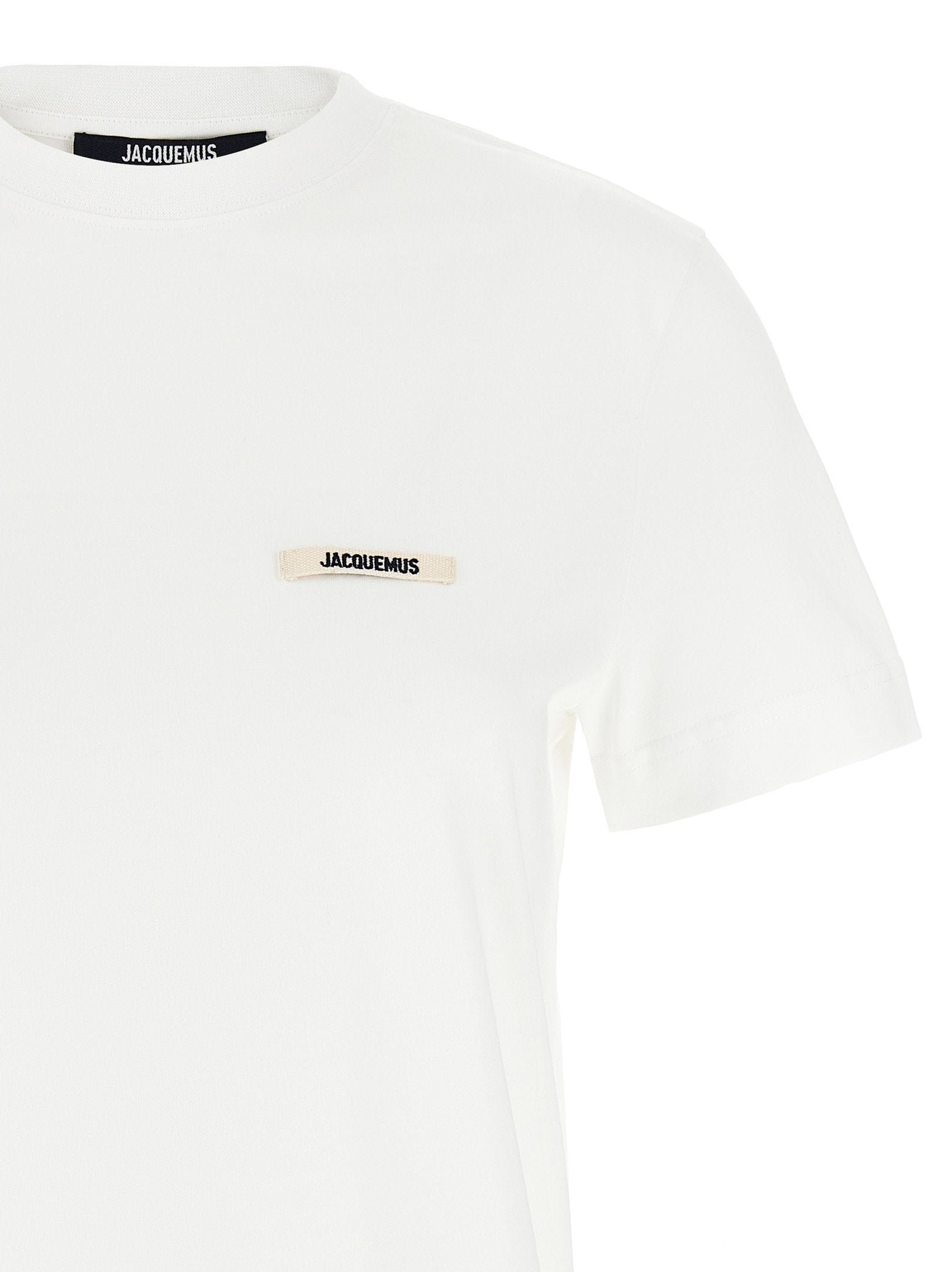 Jacquemus Le T-shirt Gros-grain T-shirt White
