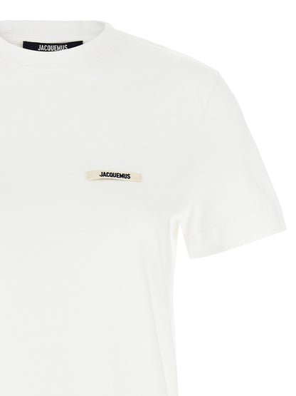 Jacquemus Le T-shirt Gros-grain T-shirt White
