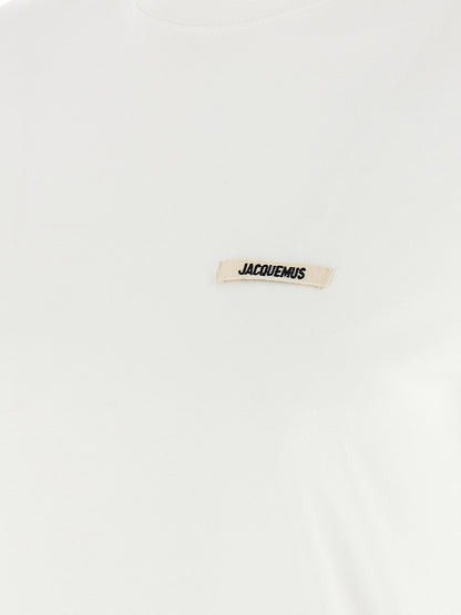 Jacquemus Le T-shirt Gros-grain T-shirt White