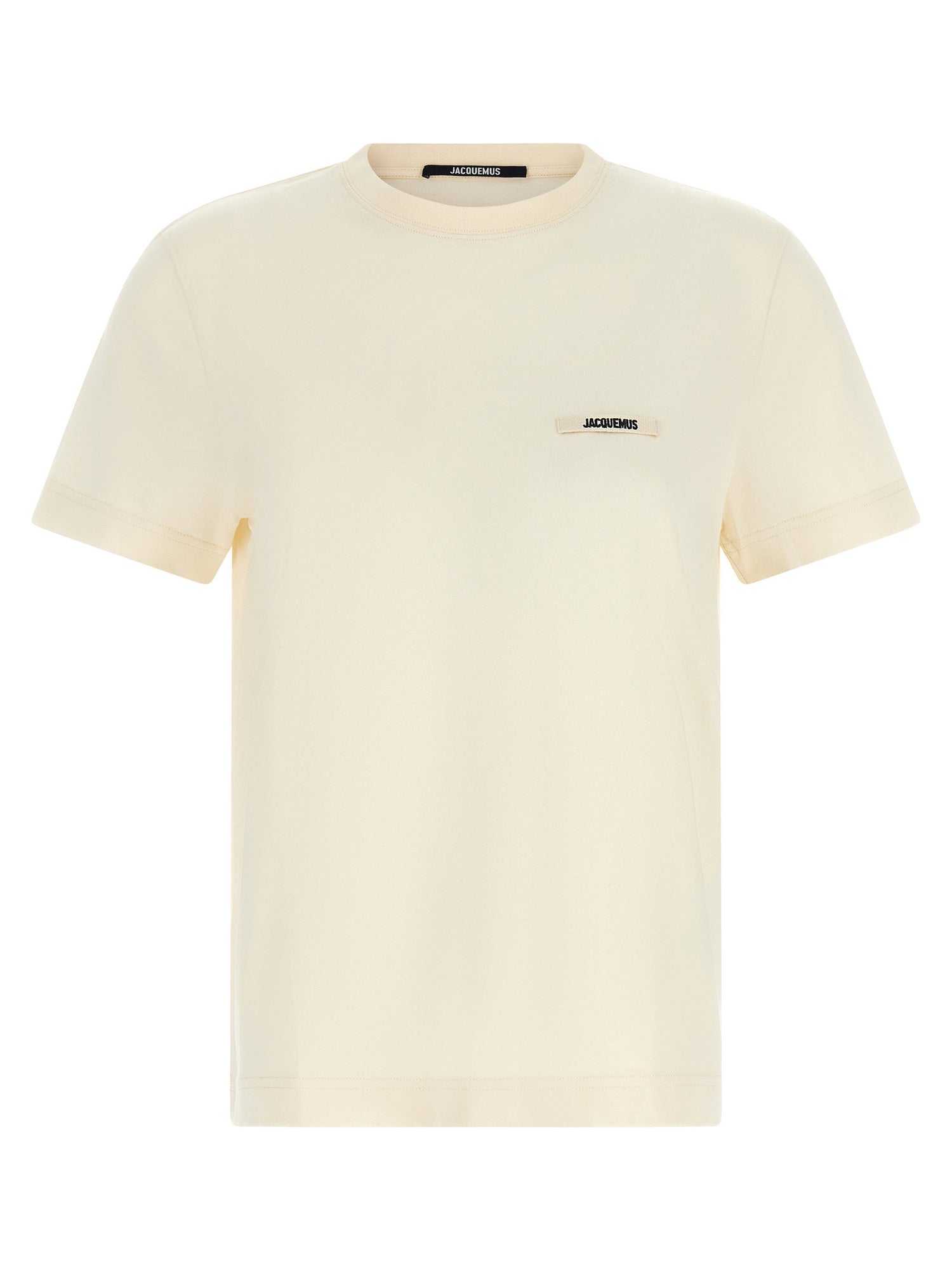 Jacquemus Le T-shirt Gros-grain T-shirt Beige