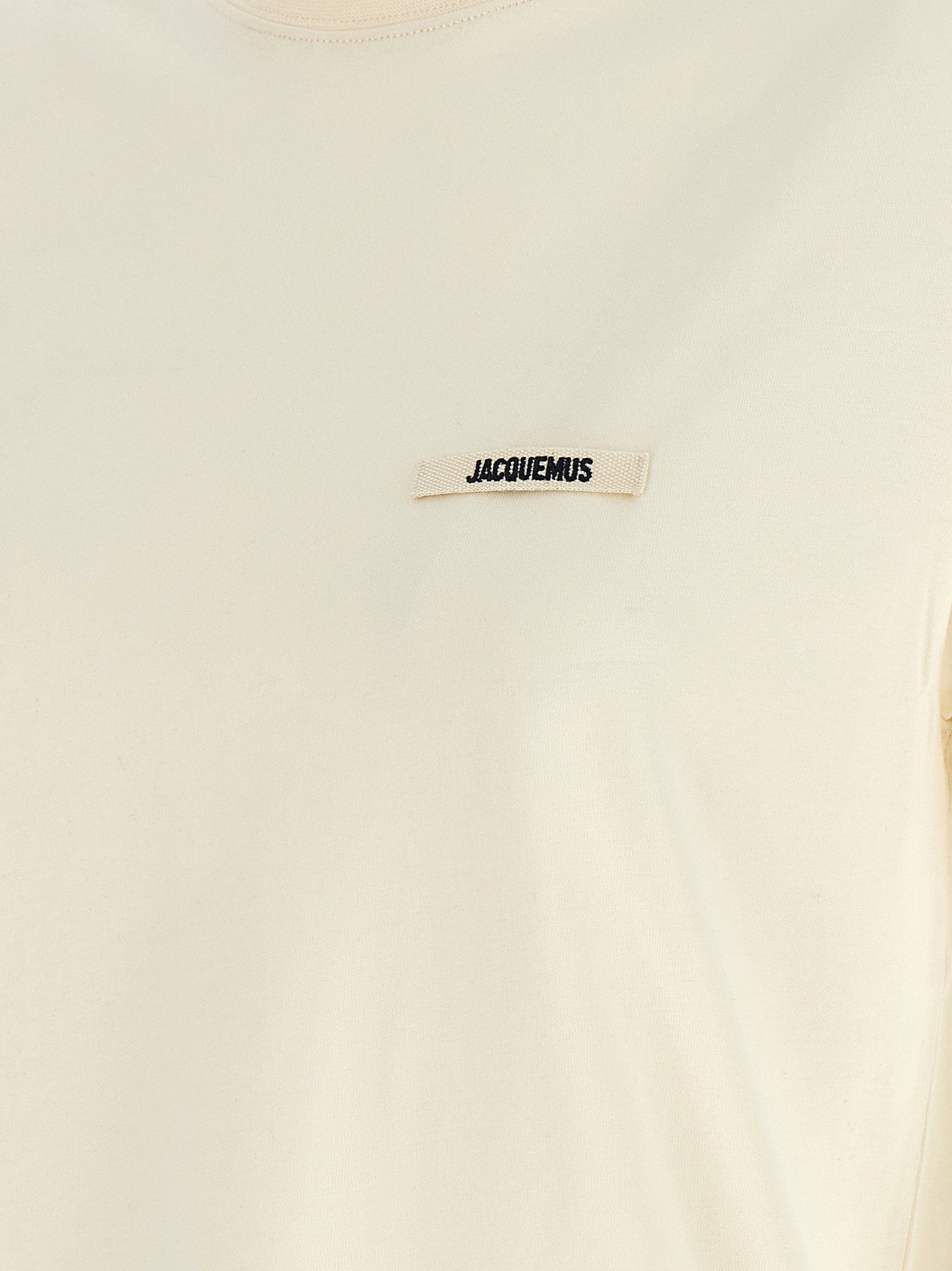 Jacquemus Le T-shirt Gros-grain T-shirt Beige