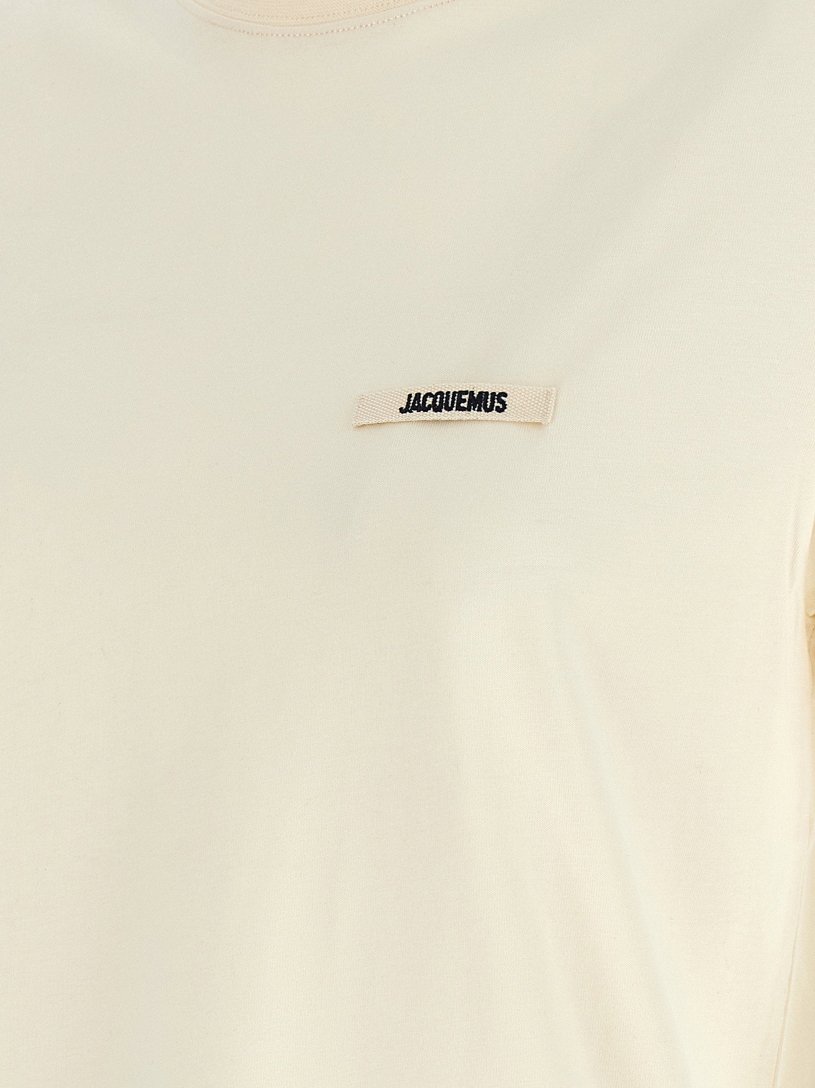 Jacquemus Le T-shirt Gros-grain T-shirt Beige