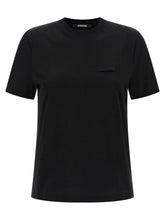 Jacquemus Le T-shirt Gros-grain T-shirt Black