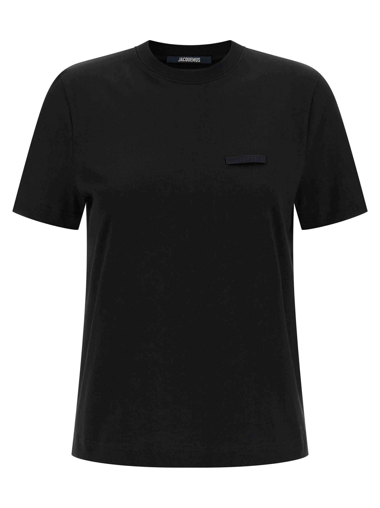Jacquemus Le T-shirt Gros-grain T-shirt Black