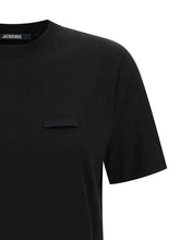 Jacquemus Le T-shirt Gros-grain T-shirt Black